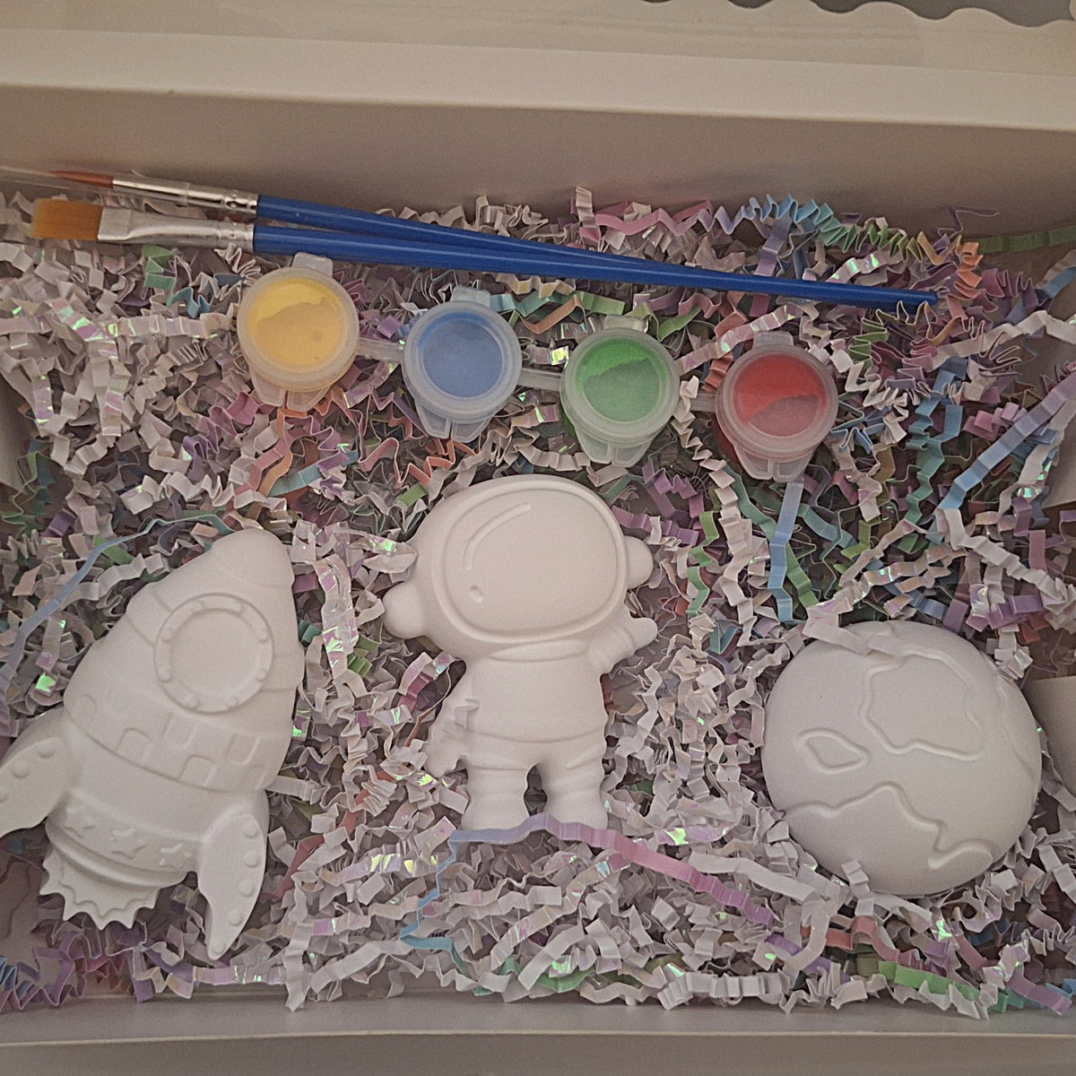 Space Explorer Astronaut & Rocket Medium DIY Paint Kit