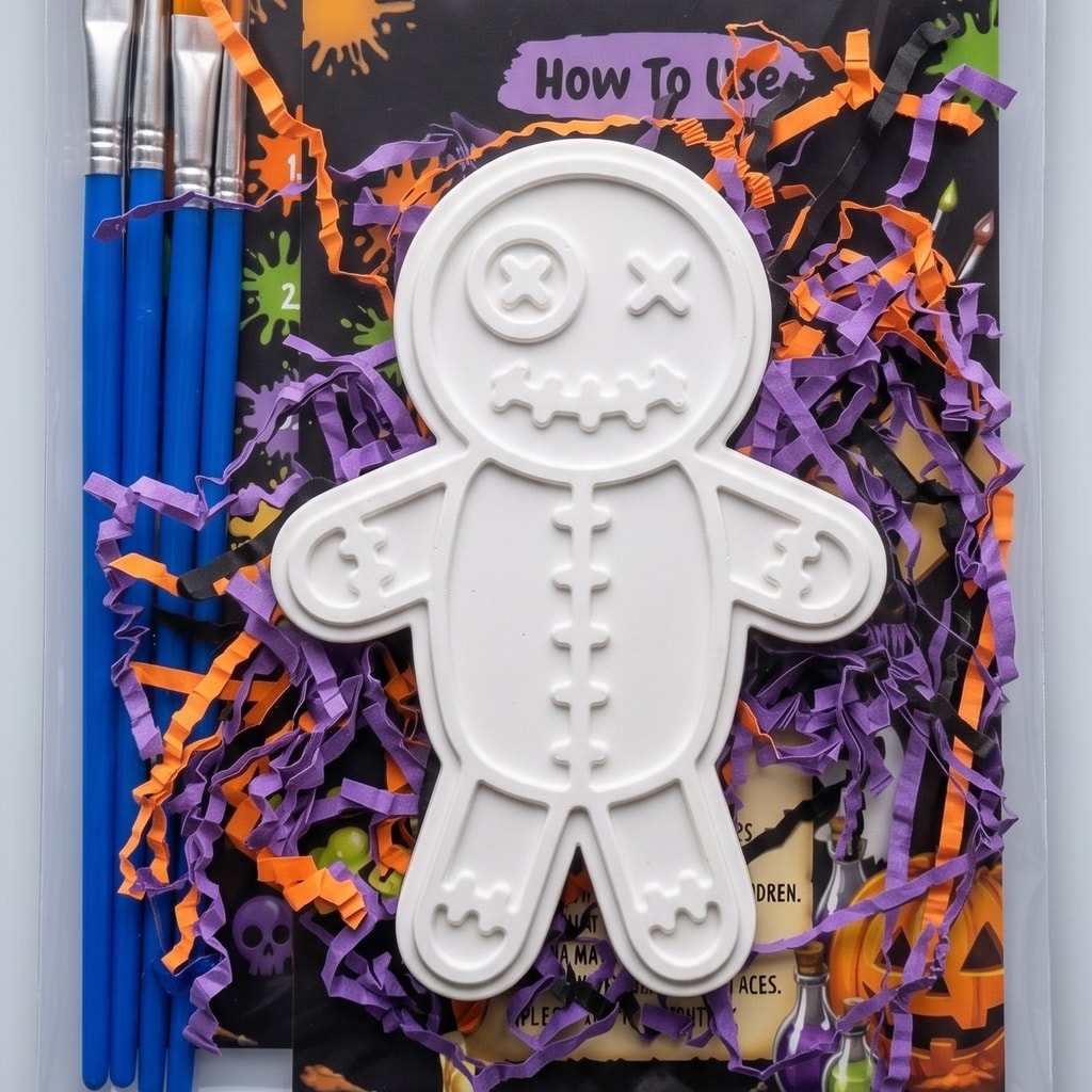Voodoo Doll Small DIY Halloween Paint Kit